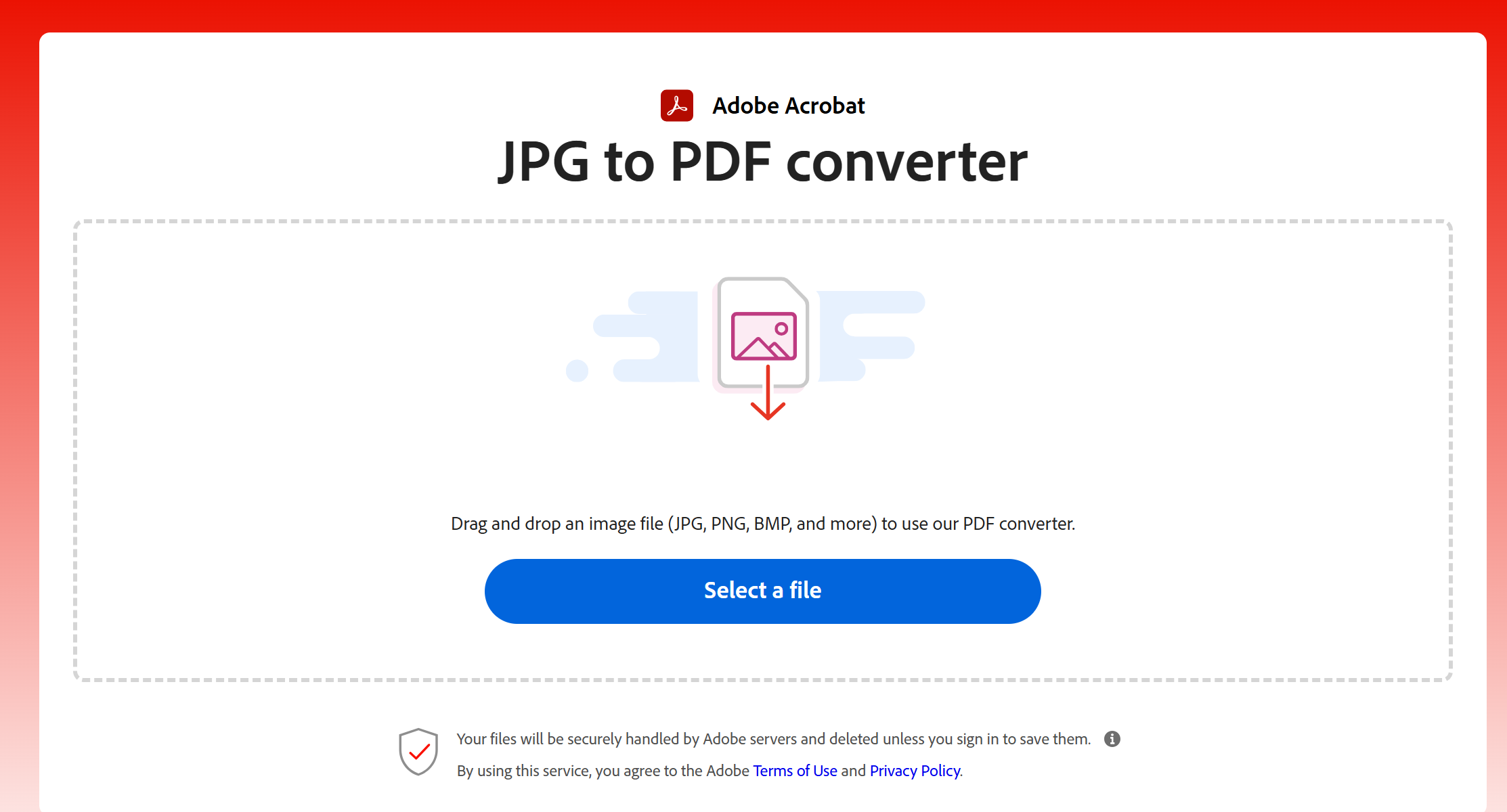 JPG 转 PDF 工具界面示意：把多张 JPG 照片合成一个 PDF 文件